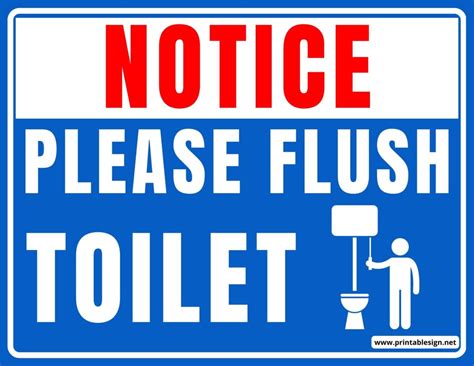 please flush the toilet signage|please flush toilet sign pdf.